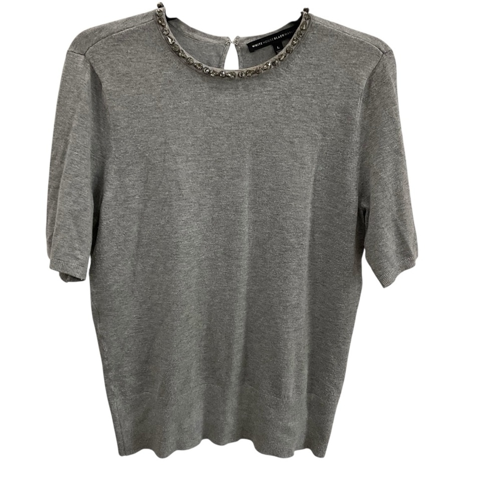 White House Black Market short sleeve sweater